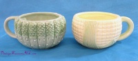 Image for Corn Ears/Corn-on-the-Cob/Corn Kernels-shaped, 3-Dimensional Textured Design Whimsical Art Pottery Handled Coffee Mugs/Soup Bowls Pair <b><span style='color:red'> *****PRIORITY MAIL SHIPPING INCLUDED – DOMESTIC ORDERS ONLY!***** </span></b><span style='color:purple'>